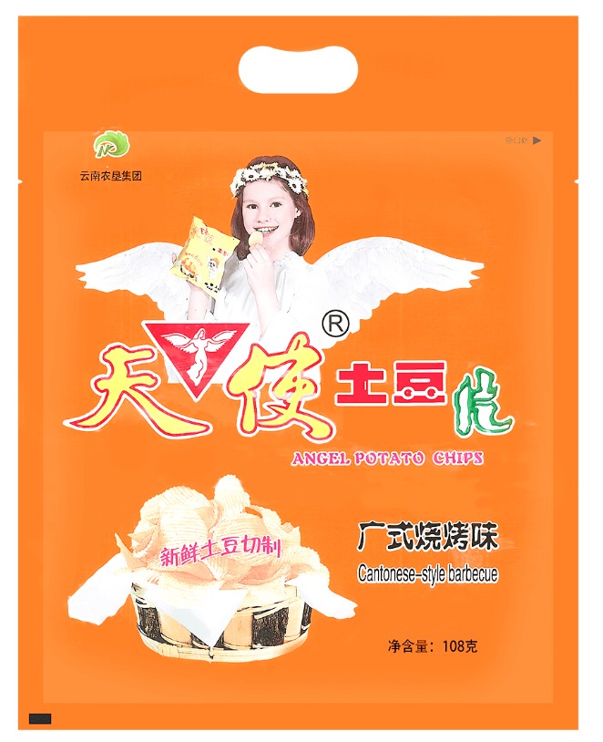 Angel BBQ Potato Chips - 3.8oz