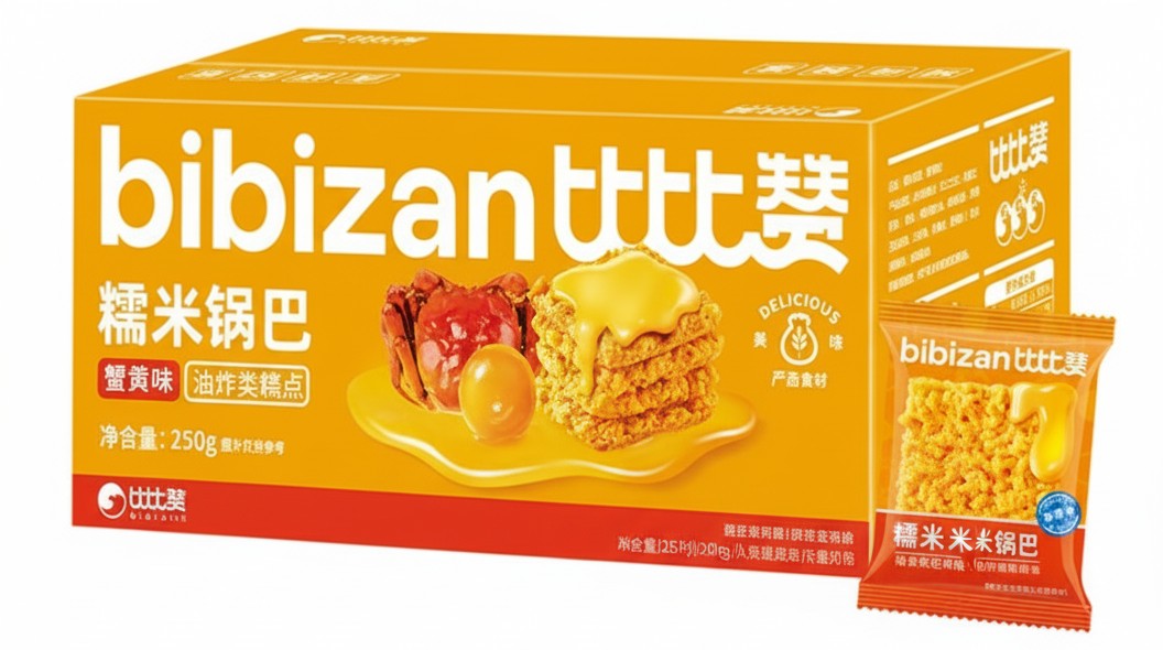 Bibizan Crab Roe Rice Crackers - 8.81oz