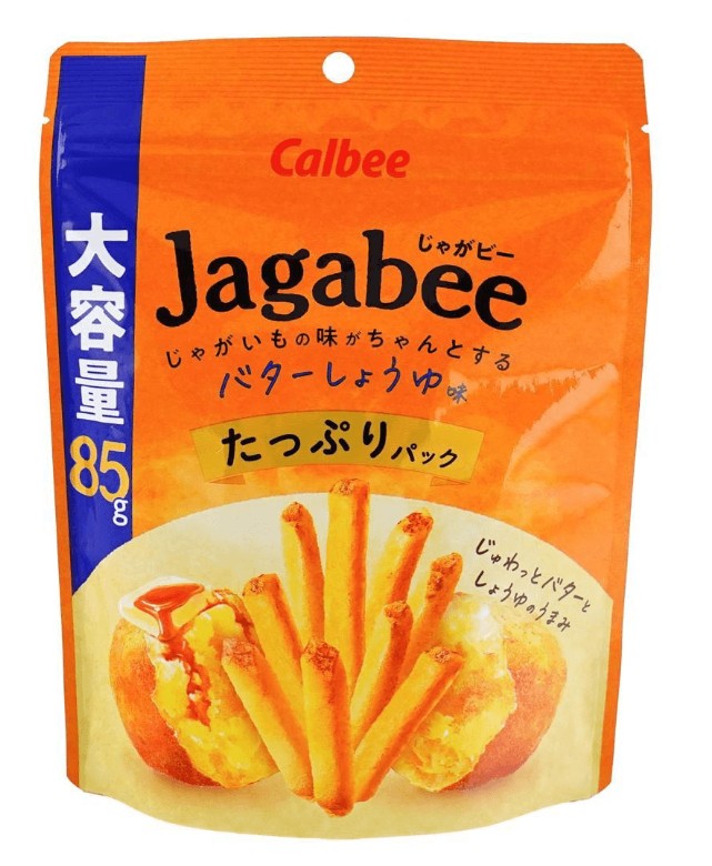 Calbee Butter Soy Sauce Jagabee Potato Sticks - 3oz