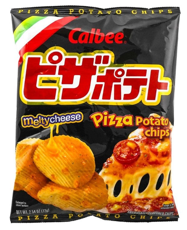 Calbee Melty Cheese Pizza Potato Chips - 2.54oz