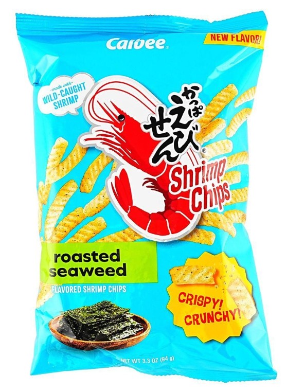 Calbee Roasted Seaweed Shrimp Crisps - 3.3oz