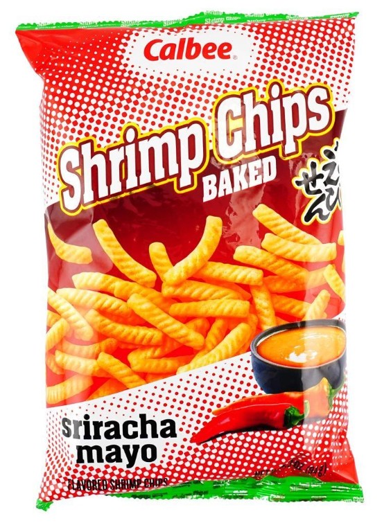 Calbee Sriracha Mayo Baked Shrimp Chips - 3.3oz