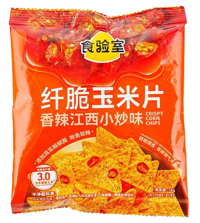 Food Laboratory Spicy Jiangxi Stir-fry Crispy Corn Flakes - 0.56oz