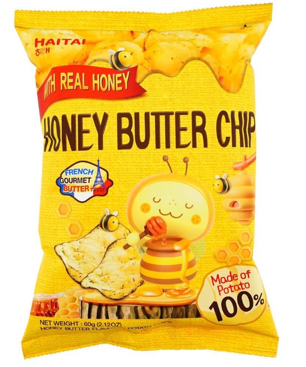 Haitai Korean Honey Butter Potato Chips - 2.12oz