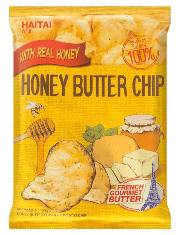 Haitai Korean Honey Butter Potato Chips - 4.23oz