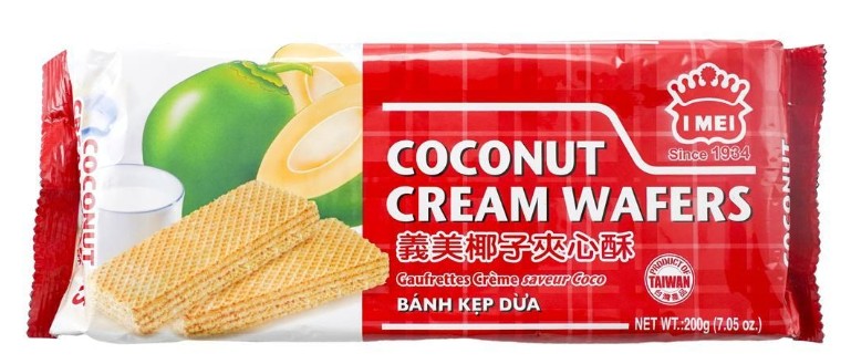 Imei Coconut Cream Wafers - 7.05oz