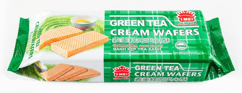 Imei Green Tea Cream Wafers - 7.05oz