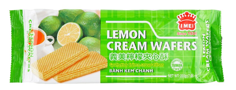 Imei Lemon Cream Wafers - 7.05oz