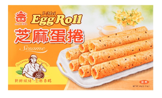 Imei Sesame Egg Roll - 2.11oz