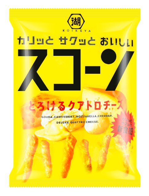 Koikeya 4 Cheese Scorn Quattro Cheese Corn Puffs - 2.75oz