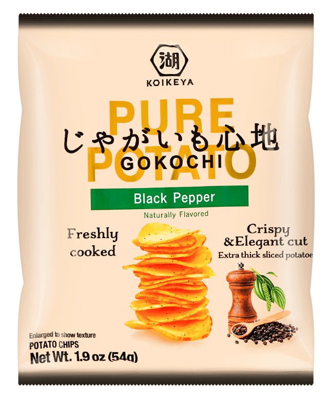 Koikeya Black Pepper Potato Chips - 1.9oz