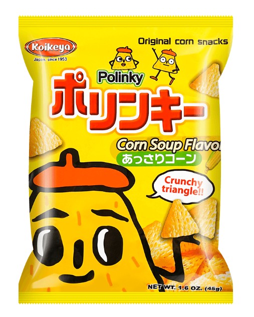 Koikeya Corn Soup Corn Snack Crunchy Cracker - 1.58oz