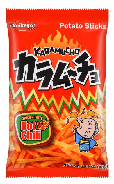 Koikeya Hot Chili Karamucho Potato Sticks - 1.41oz