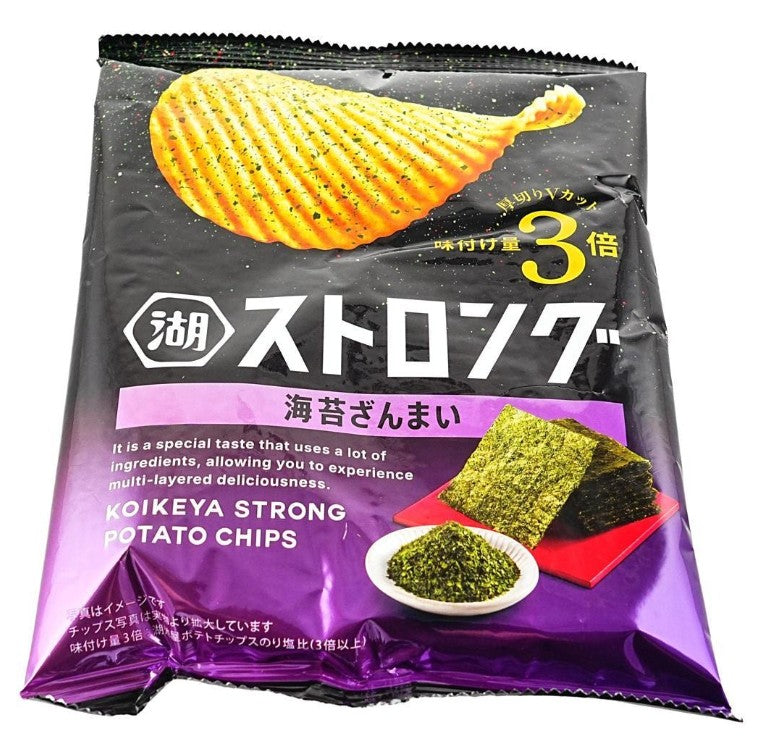 Koikeya Nori Zanmai Seaweed Potato Chips - 1.9oz