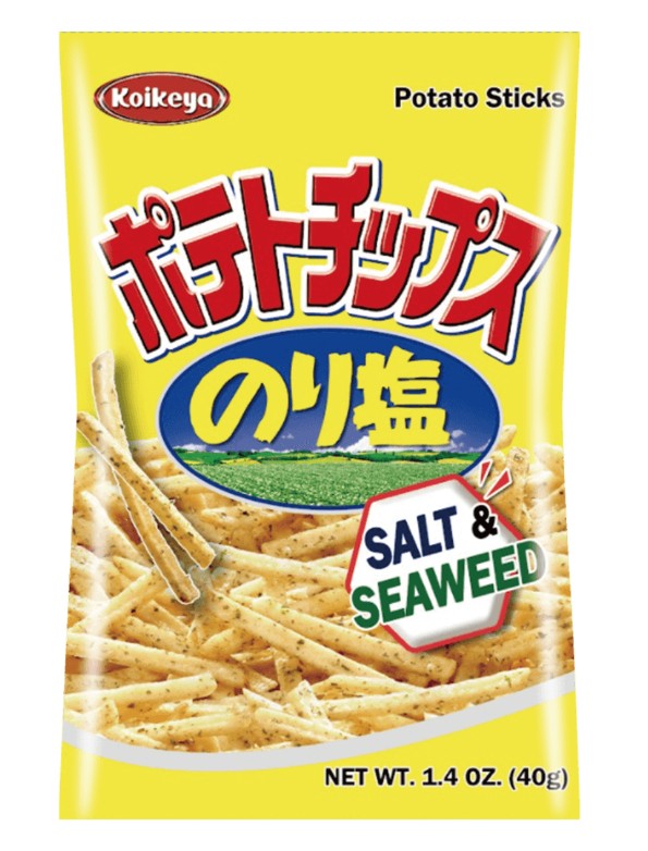 Koikeya Salt Seaweed Potato Sticks - 1.41oz