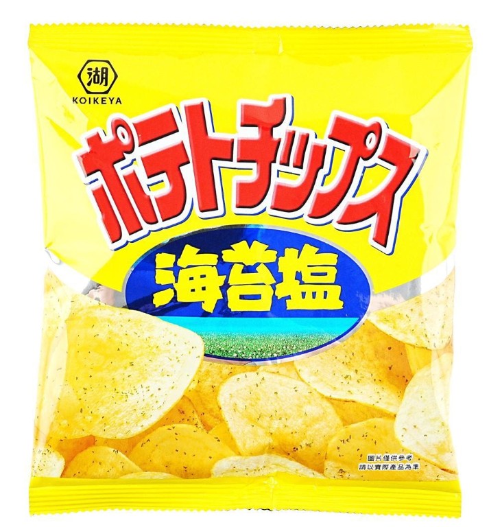 Koikeya Seaweed Salt Potato Chips - 0.99oz