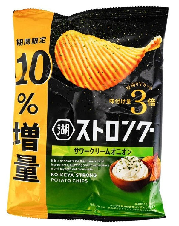 Koikeya Sour Cream & Onion Strong Potato Chips - 1.87oz