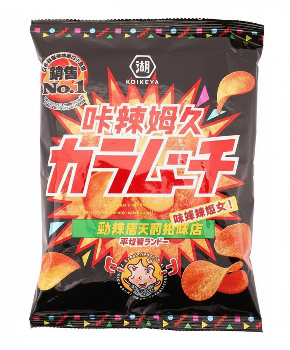 Koikeya Spicy Flavor Potato Chips - 2.3oz