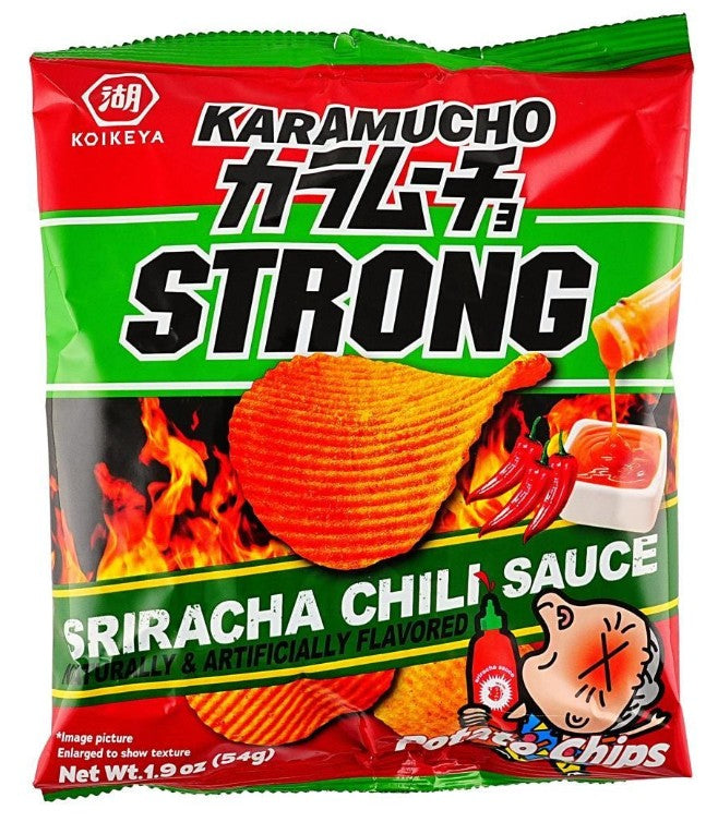 Koikeya Sriracha Chili Karamucho Strong Potato Chips - 1.9oz