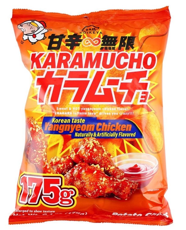Koikeya Yangnyeom Chicken Karamucho Potato Chips - 6.1oz