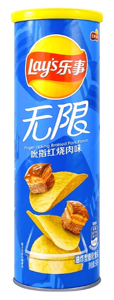 Lay's Braised Pork Potato Chips - 3.17oz