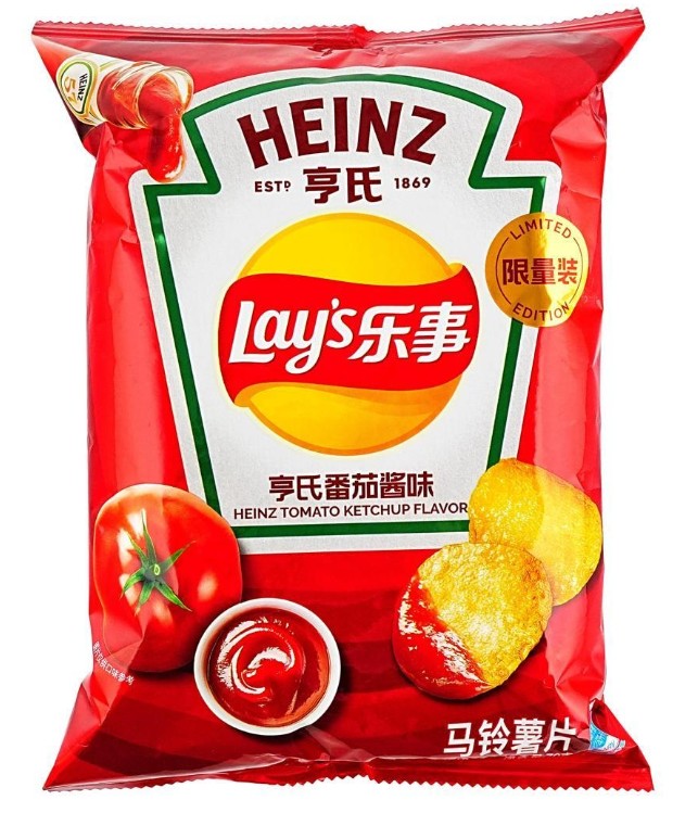 Lay's Heinz Ketchup Potato Chips - 2.46oz