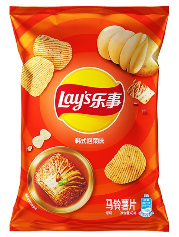 Lay's Korean Kimchi Potato Chips - 2.46oz