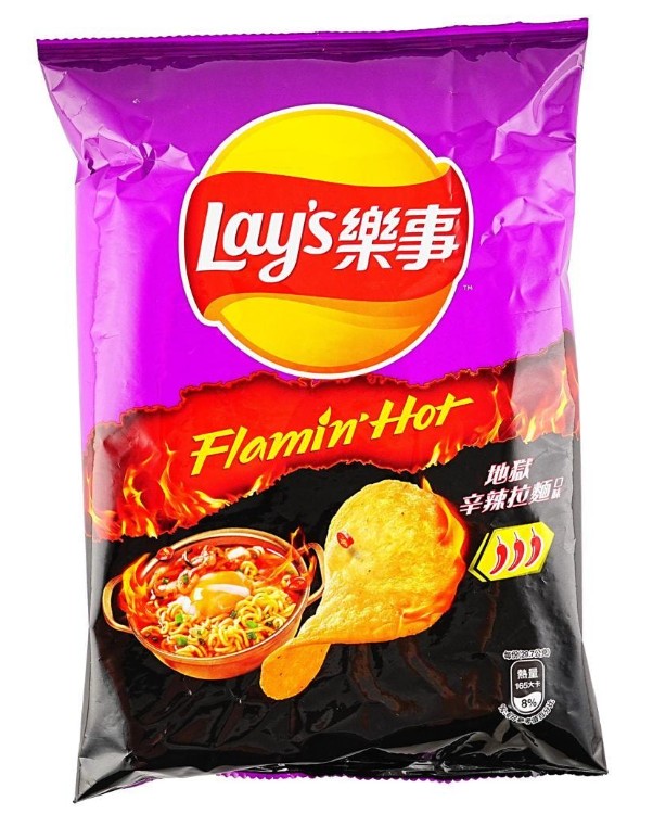 Lay's Taiwan Korean Spicy Ramen Potato Chips - 2.09oz