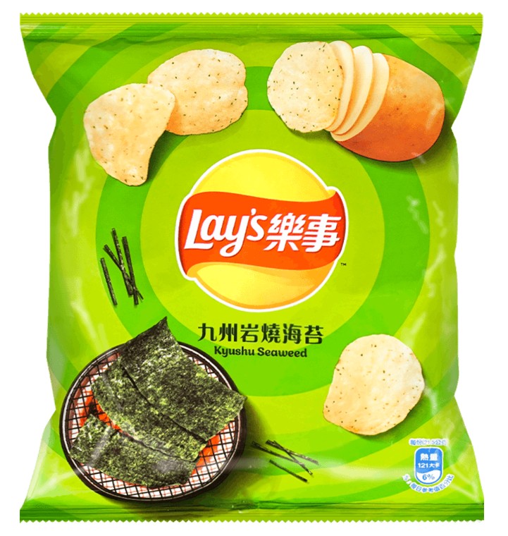 Lay's Taiwan Kyushu Seaweed Potato Chips - 1.19oz