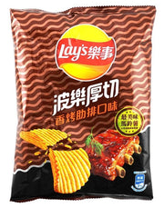 Lay's Taiwan Thick Cut Grilled Ribs Potato Chips - 2.09oz