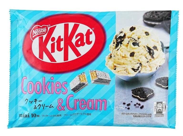 Nestle Cookies & Cream KitKat - 4oz
