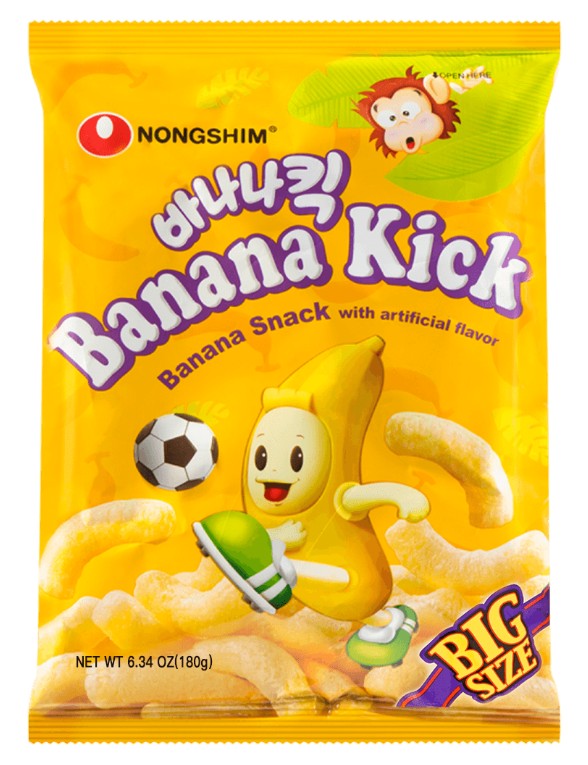 Nongshim Banana Kick Corn Puffs - 6.34oz