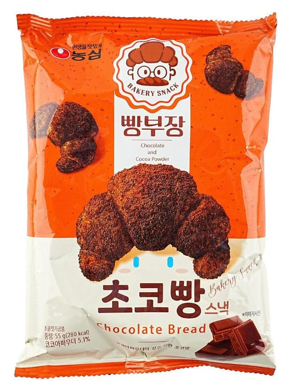 Nongshim Chocolate Ppang Bujang Crispy Croissant - 1.94oz