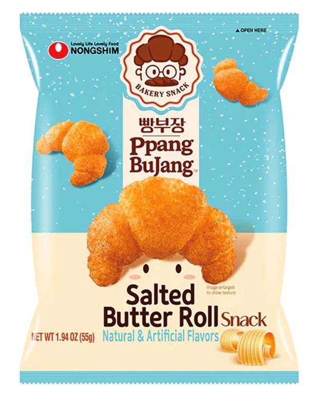 Nongshim Salted Butter Ppang Bujang Crispy Croissant - 1.94oz