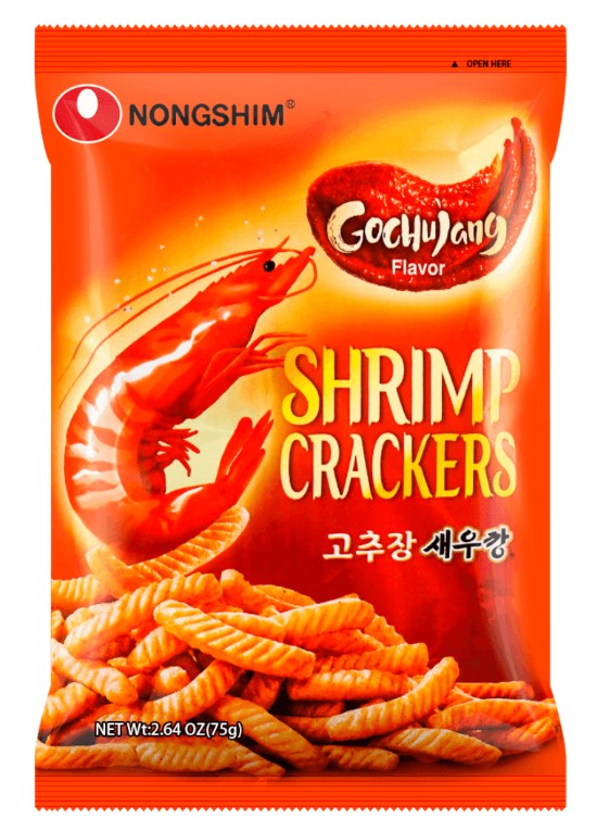 Nongshim Spicy Gochujang Shrimp Crackers - 2.64oz
