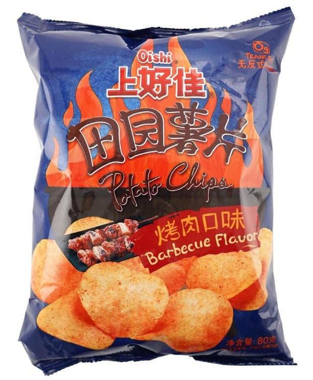 Oishi BBQ Potato Chips - 2.82oz