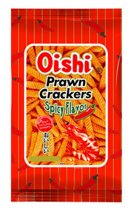 Oishi Spicy Prawn Crackers - 2.11oz
