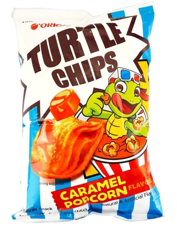 Orion Caramel Popcorn Turtle Chips- 5.64oz