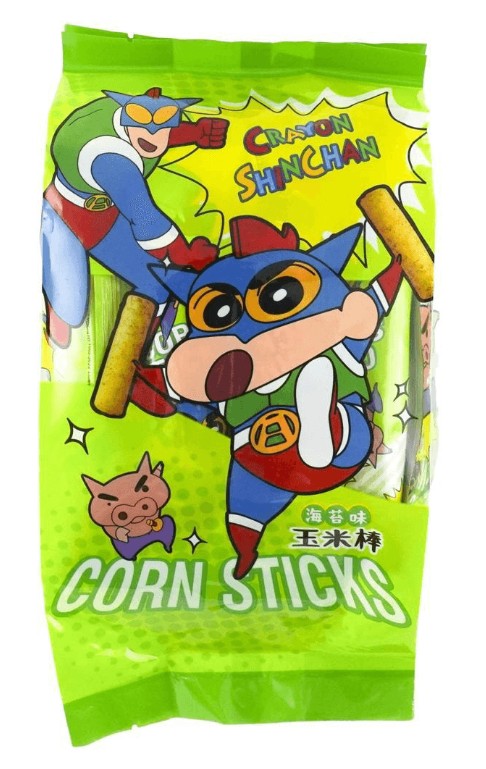 Pei Tien Seaweed Crayon Shin-chan Corn Stick - 2.96oz