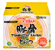 Sapporo Japanese Style Tonkotsu  Ramen - 5 count - 18.5 oz