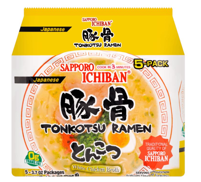 Sapporo Japanese Style Tonkotsu  Ramen - 5 count - 18.5 oz