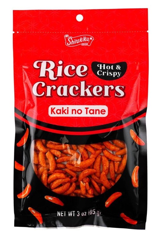 Shirakiku Kaki no Tane Hot & Crispy Rice Cracker - 3oz