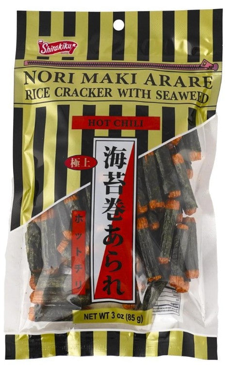 Shirakiku Hot Chili Rice Cracker - 3oz