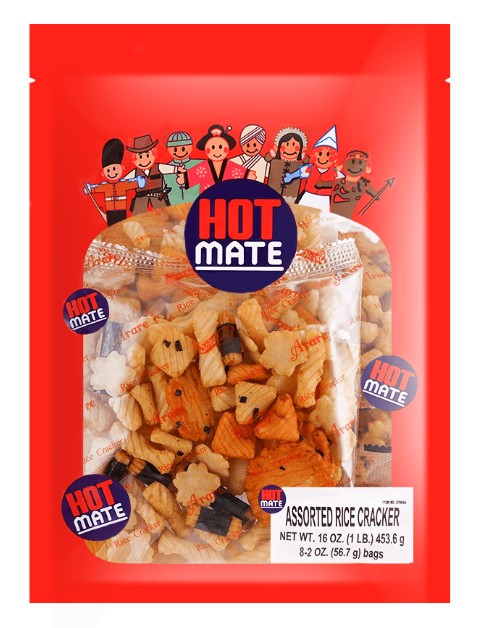 Shirakiku Hot Mate Mix Arare Rice Cracker - 15.97oz
