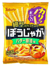 Tohato Butter Soy Sauce Stick Potato Chips - 2.04oz