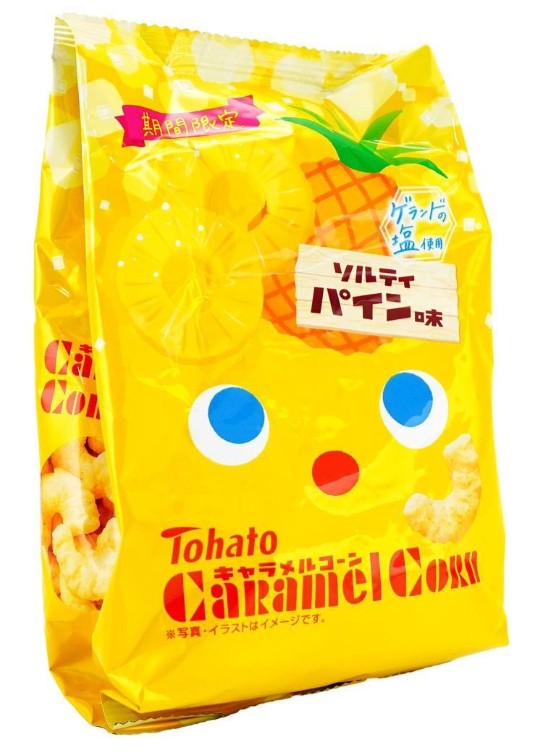 Tohato Salty Pineapple Caramel Corn - 2.19oz