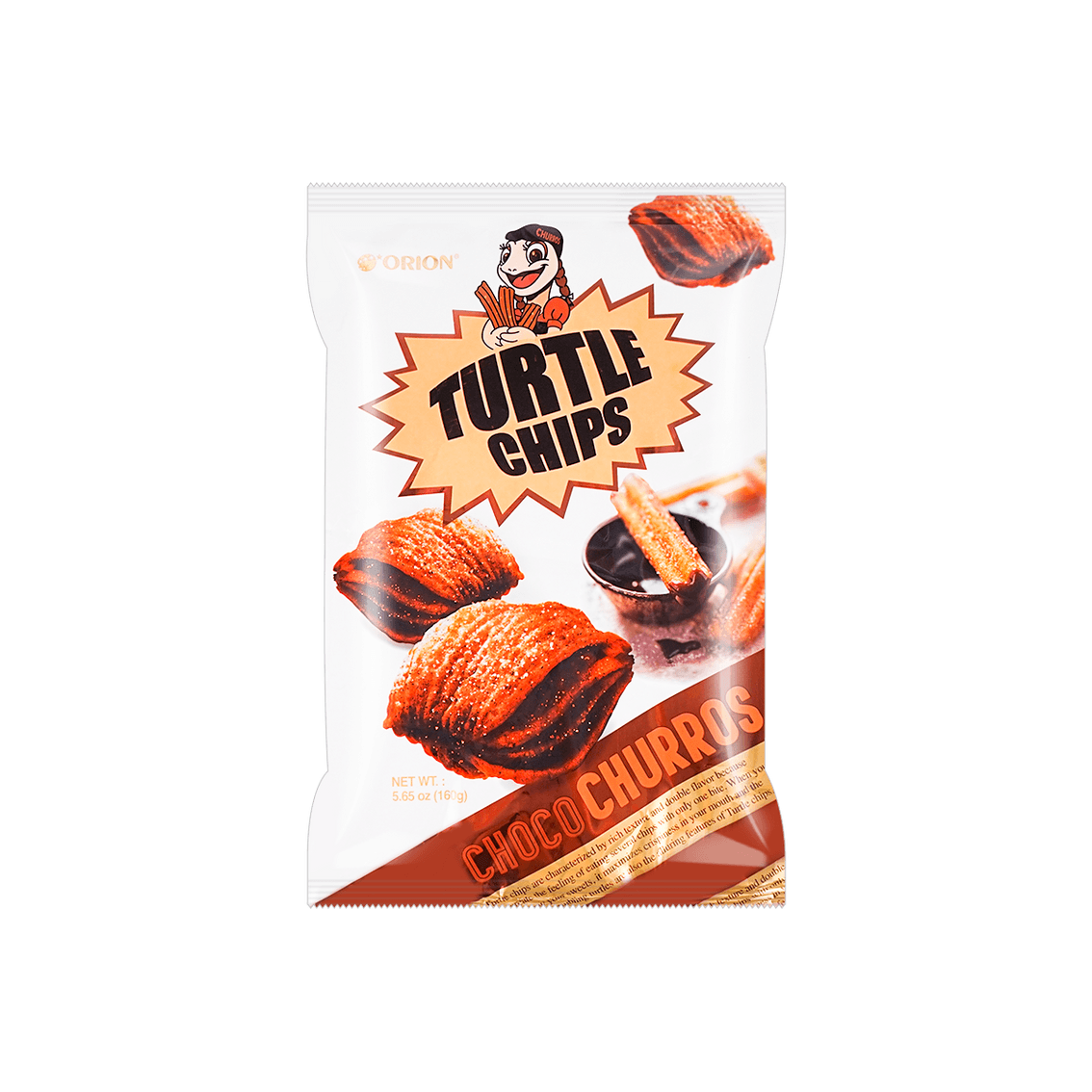 Orion Turtle Chips Chocolate Churros - 5.64oz