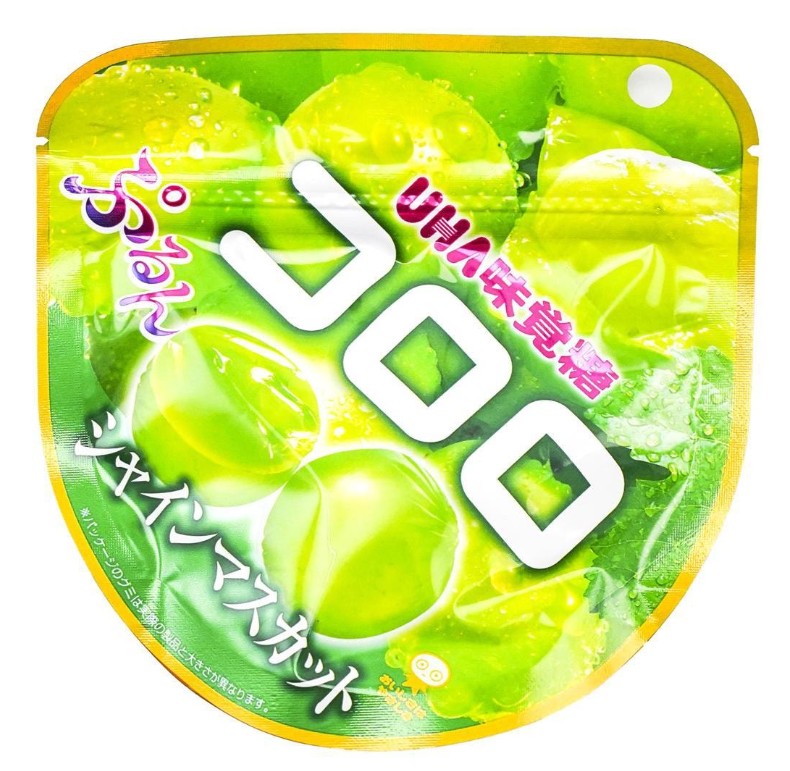 Uha Muscat Grape Mikanto Kororo 100% Fruit Juice Jelly Gummy Candy - 1.69oz