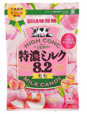 Uha Peach Mikakuto Extra Rich Milk Candy - 2.47oz