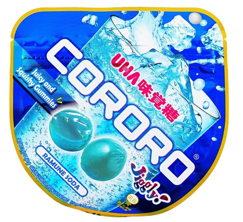 Uha Ramune Soda Mikakuto Cororo Fruit Juice Gummy Candy - 1.41oz